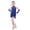 F-148Blue, variant on ZHOGXU Toddler Kids Girls Romper Sleeveless Halter Neck Solid Color Fashion Comfortable Training Fringe Jumpsuit For Stage Performance,Blue,3-4 Years