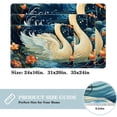 thumbnail image 2 of Swan Elegant Polyester Indoor Rug, Non-Slip Chair Rug, Machine Washable Floor Rugs, 2 of 6