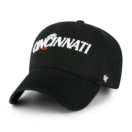 Men's '47 Black Cincinnati Bearcats Clean Up Adjustable Hat