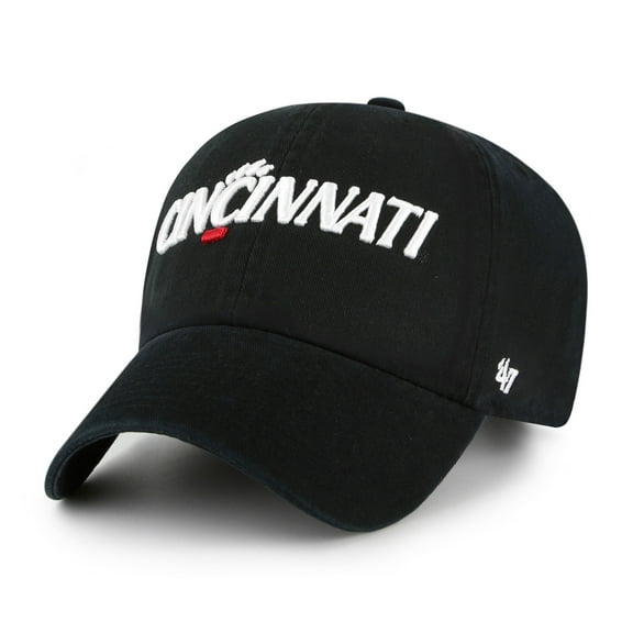 Men's '47 Black Cincinnati Bearcats Clean Up Adjustable Hat