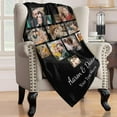 thumbnail image 6 of Personalised Photo Blanket Dad We Love You Custom Picture Collage Blanket Fathers Day Photo Blanket Personalised Gift for Dad Papa Father Grandpa, 6 of 6