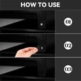thumbnail image 3 of Tutuviw 216Pcs 4Sheets Screw Hole Round Stickers, Self Adhesive Screw Hole Covers Caps Stickers, Dustproof Sticker Decals for Various Wooden Furniture Accessories (0.83inch/21mm, Black), 3 of 8