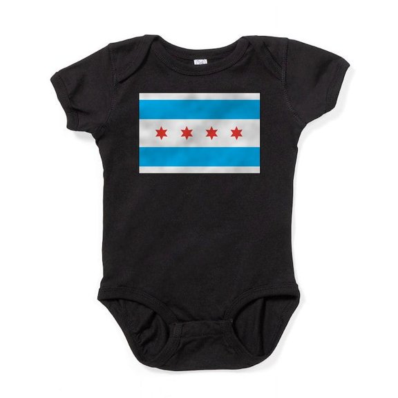 CafePress - Chicago Flag - Cute Infant Bodysuit Baby Romper - Size Newborn - 24 Months