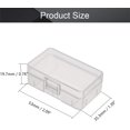 thumbnail image 2 of HUGFEGWE 2 x 18650 Battery Storage Case Holder Organizer Box Transparent 2Pcs CA919-114776, 2 of 6