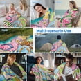 thumbnail image 5 of Colorful Flip Flops Cooling Blanket, Lightweight Breathable Summer Throw Blanket with Double Sided Cold Effect, Summer Blue Beach Ocean Picnic Beach Blankets Bed Sheet for Hot Sleepers 60"x80", 5 of 8