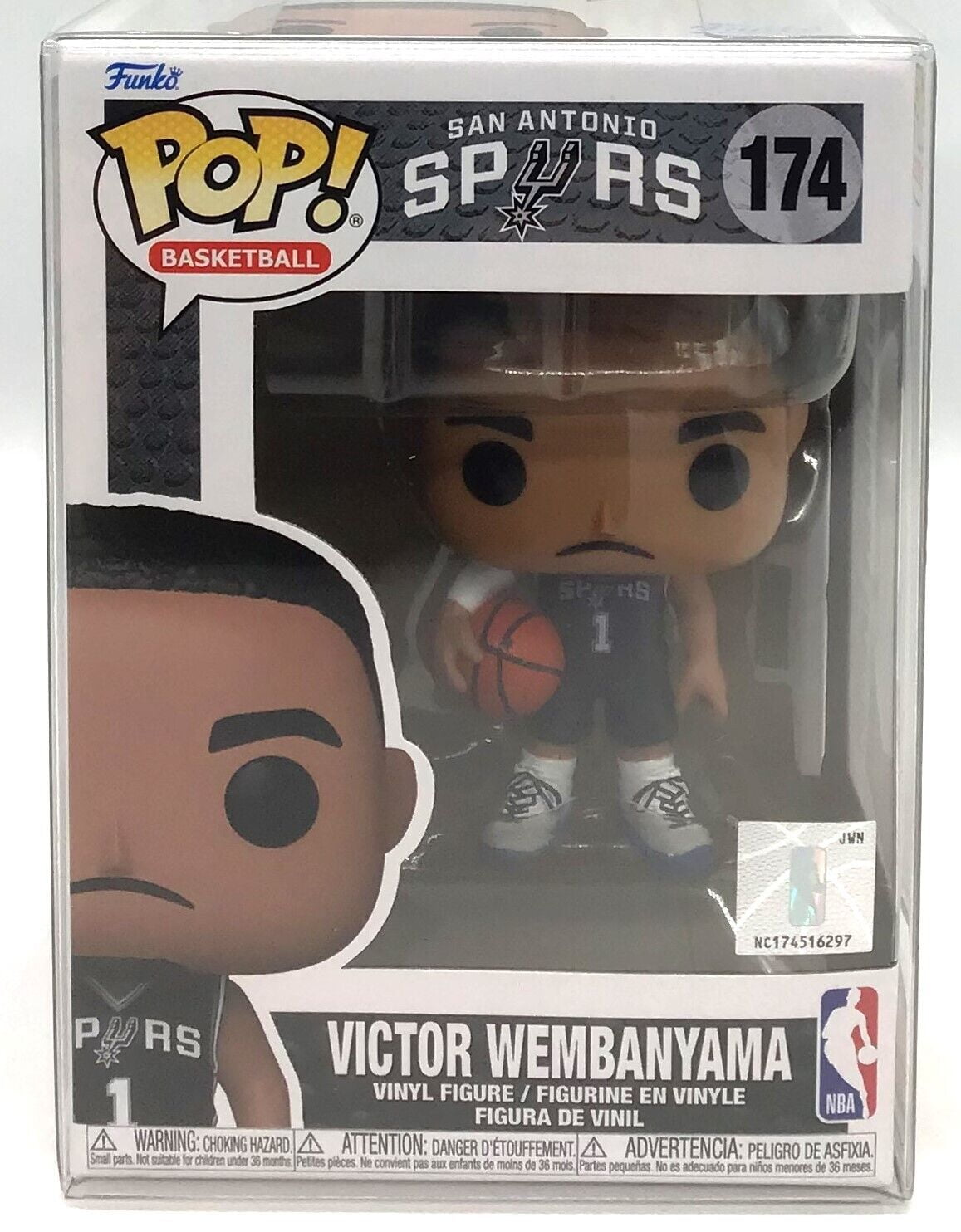 Funko POP! NBA Victor Wembanyama #174 San Antonio Spurs Vinyl