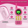 thumbnail image 4 of Walkie Talkies Ptnerbeh Kids, 22 canales, 4,8 km, color rosa, 4 of 7