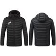 thumbnail image 6 of AUNVITO Men & Women Heated Jacket 8-Zone USB Smart Temperature Control Detachable Hood Thermal Winter Coat Windproof, 6 of 9