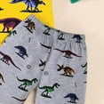 thumbnail image 6 of UAYOTSE Toddler Boys Baby Kids Girls Summer Dinosaur Vest+Shorts Outfit Set Clothes,Sizes 2-3 Years, 6 of 6