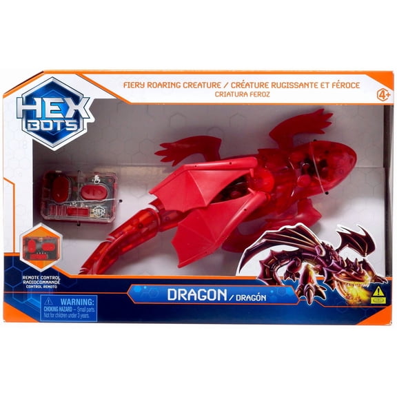 Hex Bots Dragon Remote Control Figure (Red)