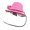 Red, variant on Anti-splash Fisherman Cap with Removable Transparent Protector Bucket Hat Windproof Outdoor Protective Cover