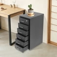 thumbnail image 4 of 6-tier Metal File Cabinet with Lock, Vertical File Cabinet, Filing Cabinet, 4 of 13