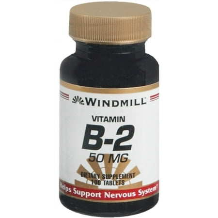 Windmill Vitamin B-2 50 mg Tablets 100 Tablets