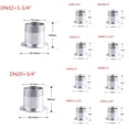 thumbnail image 5 of 304 Stainless Steel Sanitary Pipe Fitting Adapter With Male Thread & Tri Clamp, 5 of 5