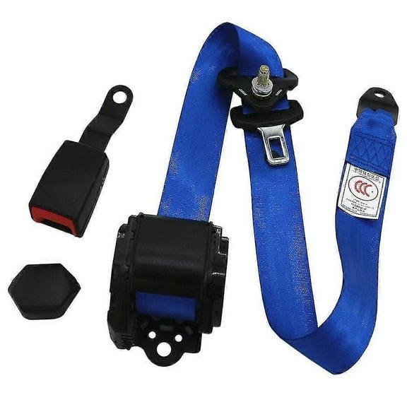 Ce Certification Retractable 3 Point Car Seat Belt Universal Driver Safety Belt Auto Safetybelt Adjuster Shoulder Emergency Lock