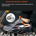 thumbnail image 4 of AUXDIQ Work Shoes Men Women Breathable Steel Toe Cap Industrial Trainers Lightweight Construction Sneakers Sport Shoes, 4 of 6