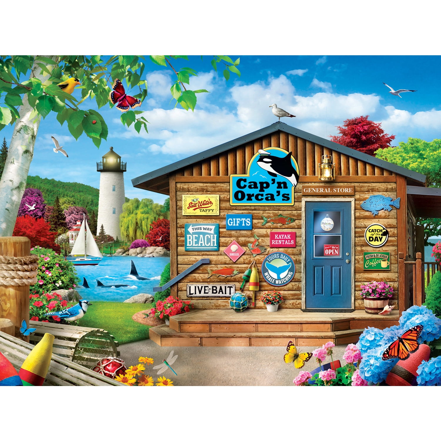 MasterPieces Memory Lane Cap'n Orca's 300 Piece EZ Grip Jigsaw