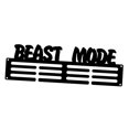 thumbnail image 2 of tamizeot Wall Mount Medal Hanger Display Rack Black for Lounge, Gymnaum with 3 Rows Style A Style A, 2 of 6