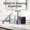 thumbnail image 5 of ZOMCHI Double Edge Safety Razor Kit for Men & Women, Reusable Metal Razor with Stand and 10 Blades, Eco-Friendly Plastic-Free Shaving – Rainbow, 5 of 9