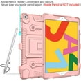 thumbnail image 6 of Feishell for iPad 10.2 Case with Pencil Holder, 2019 7th Generation iPad Case, Lightweight Full Body Rugged Heavy Duty Bumper Case for iPad 7th Gen 10.2 2019 Release, Rosegold, 6 of 7