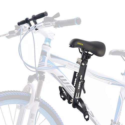 XIEEIX Kids Bike Seat with Handlebar Attachment, Detachable Front Mounted Child Bicycle Seats