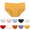 Beige, variant on Women's Mid Rise Lace Underwear Tummy Control Soft Nylon Spandex Blend, Breathable Anti Rolling Design, Beige, XL