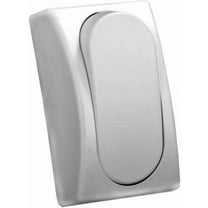 JR Products 13575 Modular Single Rocker Switch - White