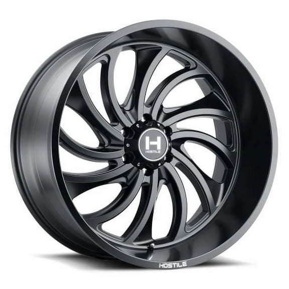 20x12 Hostile H118 Demon Asphalt (Satin Black) Wheel 6x5.5 (-44mm)