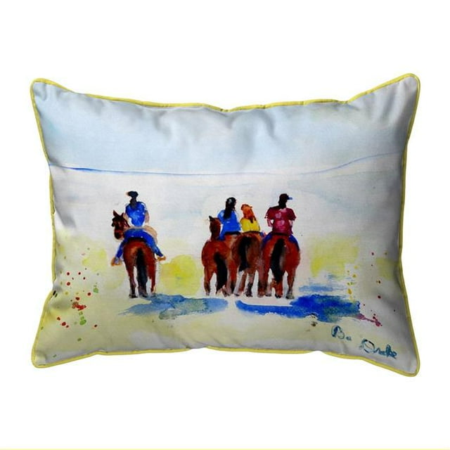 Betsy Drake ZP892 20 x 24 in. Beach Riders Extra Large Zippered Pillow