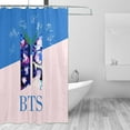 thumbnail image 3 of Kpop Bts Bathroom Shower Curtain,Bath Curtains Durable Waterproof Bath Curtain With 12 Hooks,72x72in, Adluts Girls Boys Bathroom Decor House Gifts, 3 of 7