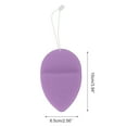 thumbnail image 4 of Unique Bargains 5 Pcs Compressed Facial Sponge Teardrop-shaped Reusable Cleansing Puff Purple, 4 of 5