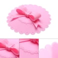 thumbnail image 3 of Bowknot Dust Reusable Copa Silicona Tapa Cubierta Sellado () Rosa, 3 of 8