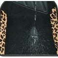 thumbnail image 5 of CAR PASS® Waterproof Universal Fit Car Floor Mats, Leopard Print Car Mats Fit SUV,Vans,sedans, Trucks,4pcs Car Carpet Driver Heel Pad and Nibs Backing,Cute Women Girl Brown Leopard, 5 of 6