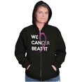 thumbnail image 5 of We Can Beat Breast Cancer Awareness Zip Hoodie Sweatshirt Women Brisco Brands X, 5 of 6