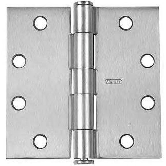 Best Access F179-4-Nrp 4" X 4" Square Corner Ball Bearing Mortise Hinge - Chrome