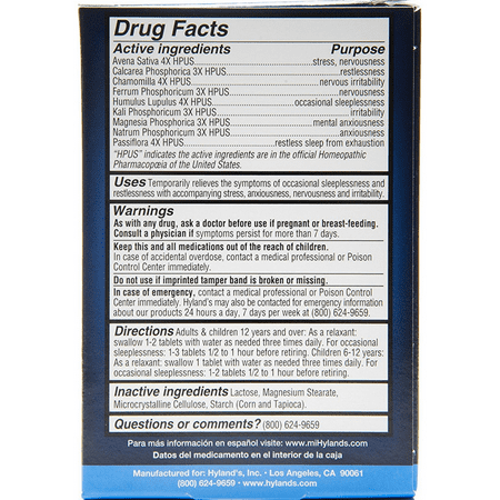 Hyland's Calms Forte Sleep Aid Tablets 50 ea (Pack of 3)