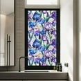 thumbnail image 4 of Wall Stickers Rainbow Floral Static Cling Window Film Removable Decal for Indoor Glass Doors Privacy Decoration Botanical Design, 4 of 4