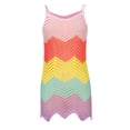 thumbnail image 4 of Yuzhih Womens Swimwear Cover Ups 2024 Summer Crochet Hollow out Knit Bathing Suit Sleeveless Beach Cami Dress, 4 of 6