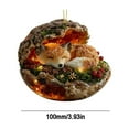 thumbnail image 4 of Flat Acrylic Forest Animal Christmas Ornaments Woodland Creature Tree Pendant Holiday Gift for Nature Lovers Home Decor(B), 4 of 6