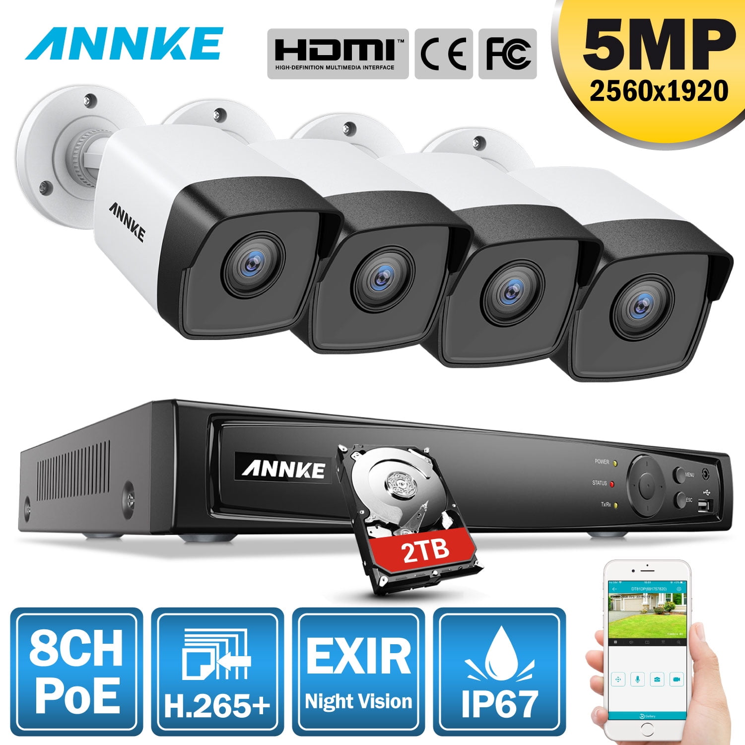 annke hd wireless video surveillance system