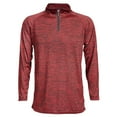thumbnail image 4 of 3 Pack Dri Fit Performance Active Fermeture à Glissière 1/4 Manches Longues Chandail-Over Couleurs Assorties 3 Pack, 4 of 13