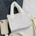 thumbnail image 2 of Bolso Mano Informal para Mujer Acolchado Gran Capacidad Con Correa Ajustable Elegante Hobo, 2 of 9