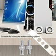 thumbnail image 1 of Water Cooling Fitting Connector, Hose Connector International Standard Portable Durable Compact  For Computer Water Cooling System, 1 of 8