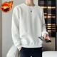 thumbnail image 3 of Sudadera lisa de primera calidad para hombre, camiseta unicolor para hombre, jersey a cuadros, camiseta Y2k, moda Harajuku de invierno, manga larga, talla XL, 3 of 5