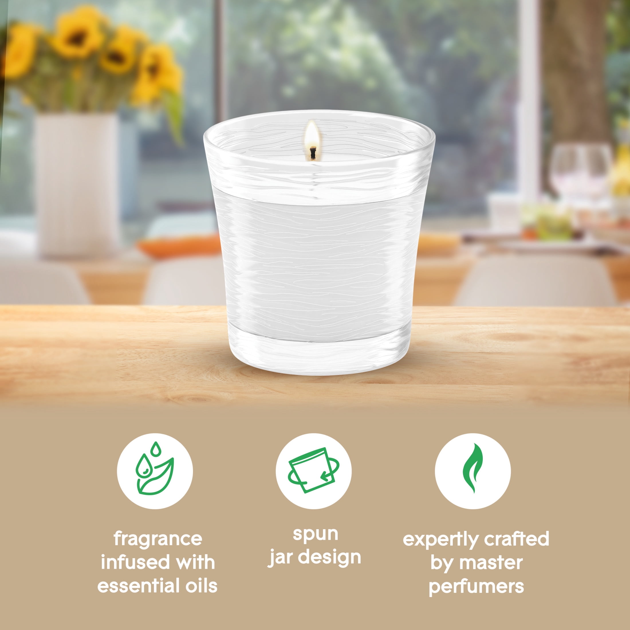 Glade® Jar Candle, Lush Greens & Water Lotus, 4.08oz., 2 Count