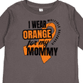 thumbnail image 4 of Inktastic I Wear Orange For My Mommy Multiple Sclerosis Awareness Boys or Girls Long Sleeve Toddler T-Shirt, 4 of 5
