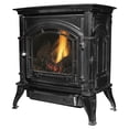 thumbnail image 6 of 31,000 BTU Vent Free Natural Gas Stove Black Enameled Porcelain Cast Iron, 6 of 6