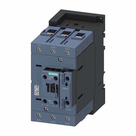 IEC Magnetic Contactor, 1NC/1NO, 110V-120V AC, 3 P, Non-Reversing, Screw