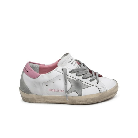 

Golden Goose Woman White Leather Superstar Sneakers