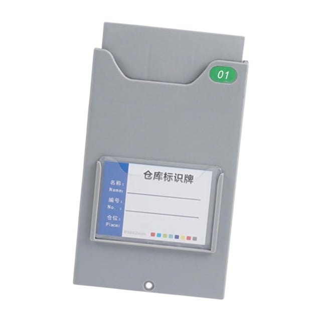 S SERENABLE Time Cards Rack Holder Display Employees Retractable Office Payroll Recorder With 1 Pocket Slot